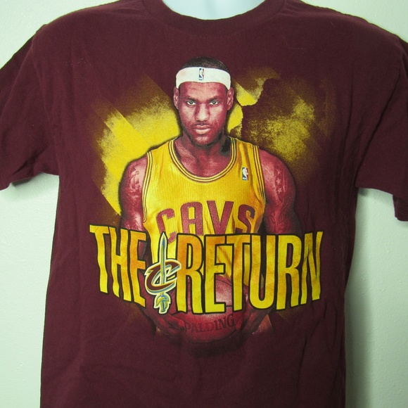 adidas Boy's Cleveland Cavaliers LeBron James The Return Graphic T-Shirt - Picture 3 of 4